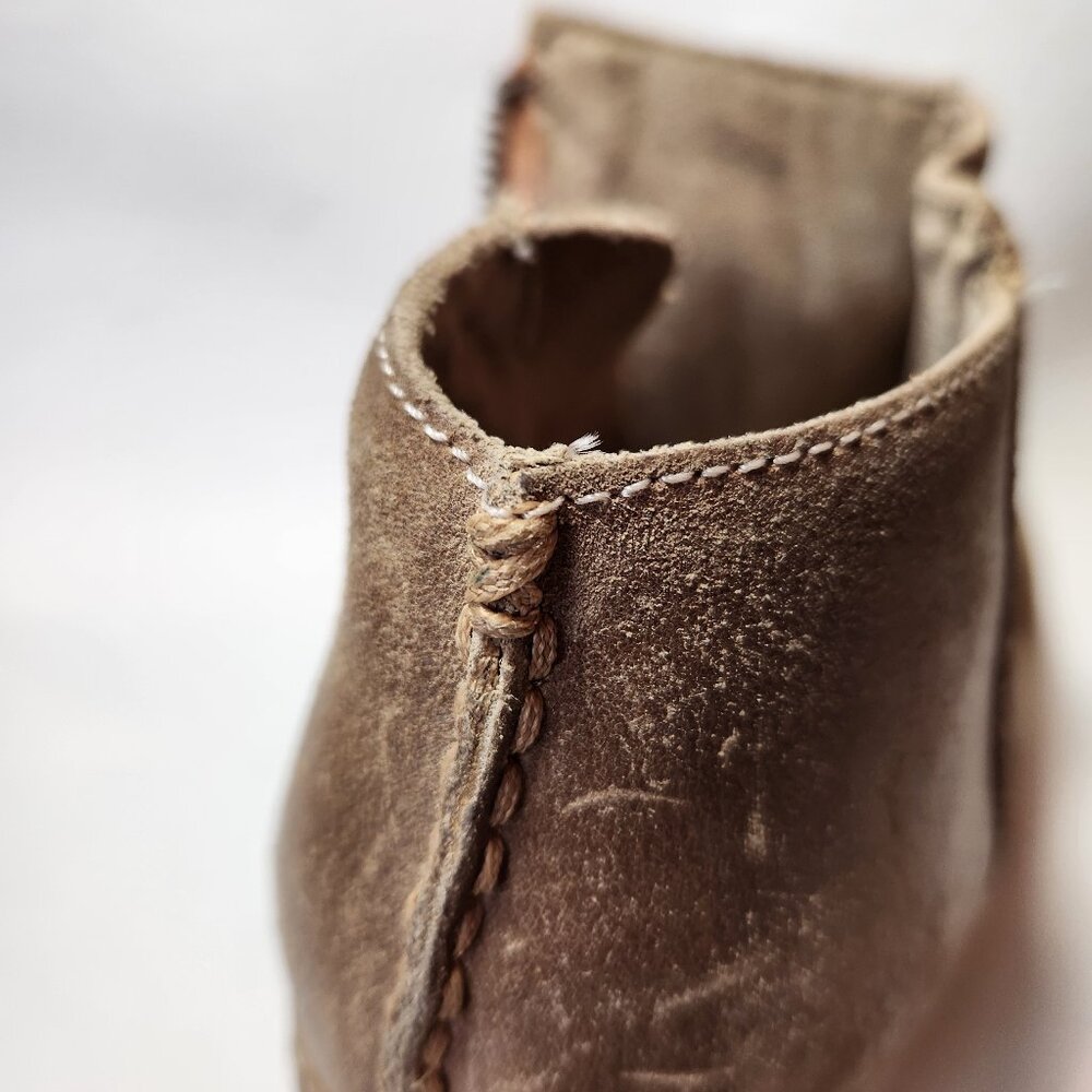 Olukai Humu Distressed Wedge Booties - Picture 6 of 8